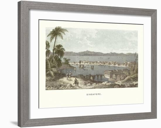 Singapore-Antique Local Views-Framed Premium Giclee Print