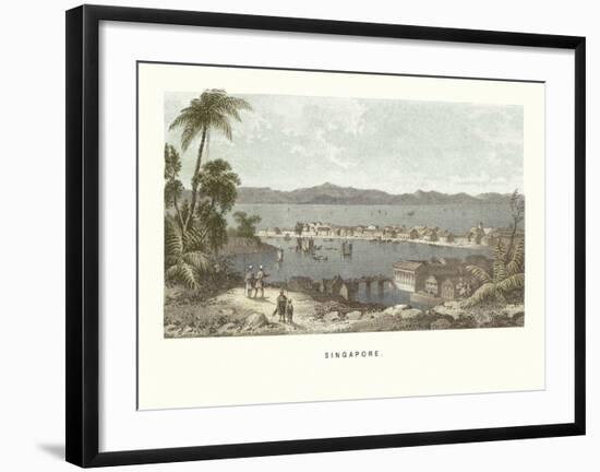 Singapore-Antique Local Views-Framed Premium Giclee Print