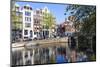 Singel Canal, Amsterdam, Netherlands, Europe-Amanda Hall-Mounted Photographic Print