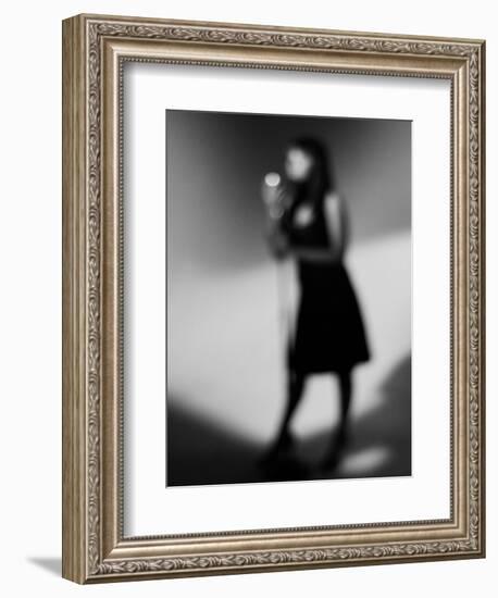 Singer 1 Bw-John Gusky-Framed Photographic Print