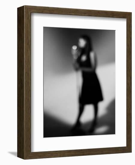 Singer 1 Bw-John Gusky-Framed Photographic Print