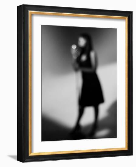 Singer 1 Bw-John Gusky-Framed Photographic Print