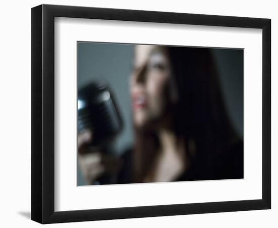 Singer 2-John Gusky-Framed Photographic Print