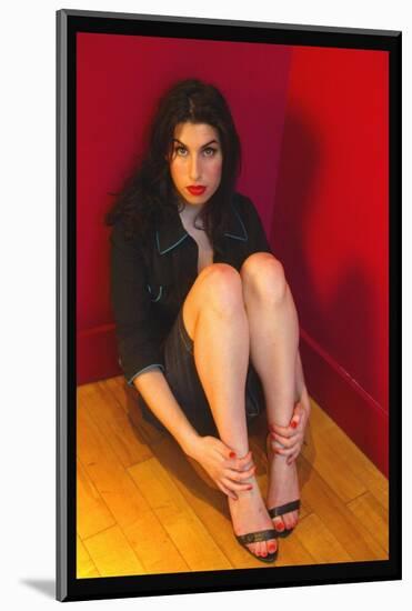 Singer Amy Winehouse Will Appear on the Brit's Nominations Show and is Tipped to Win Award-null-Mounted Photographic Print