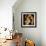 Singer and Actress Barbra Streisand Holding Small Dog in Her Arms-Bill Eppridge-Framed Photographic Print displayed on a wall