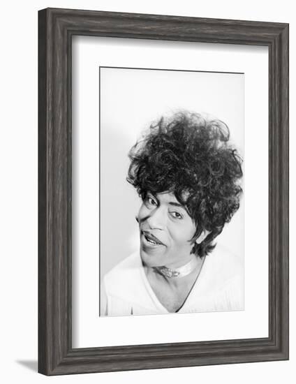 Singer and Musician Little Richard Posing in Mod Fringed Shirt, 1971-Ralph Morse-Framed Photographic Print