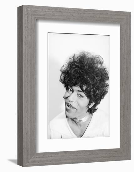 Singer and Musician Little Richard Posing in Mod Fringed Shirt, 1971-Ralph Morse-Framed Photographic Print