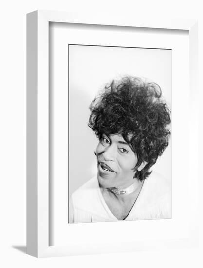 Singer and Musician Little Richard Posing in Mod Fringed Shirt, 1971-Ralph Morse-Framed Photographic Print