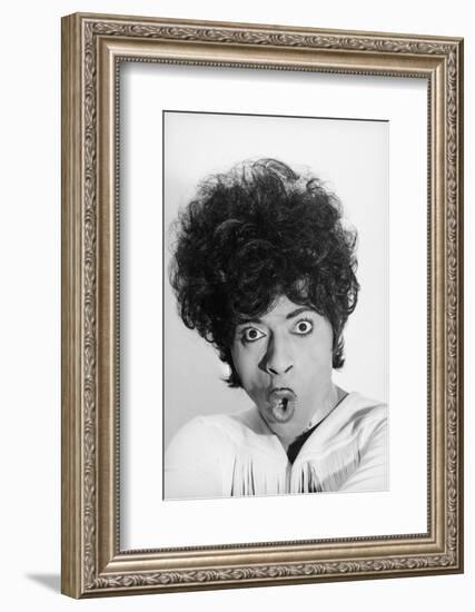 Singer and Musician Little Richard Posing in Mod Fringed Shirt, 1971-Ralph Morse-Framed Photographic Print