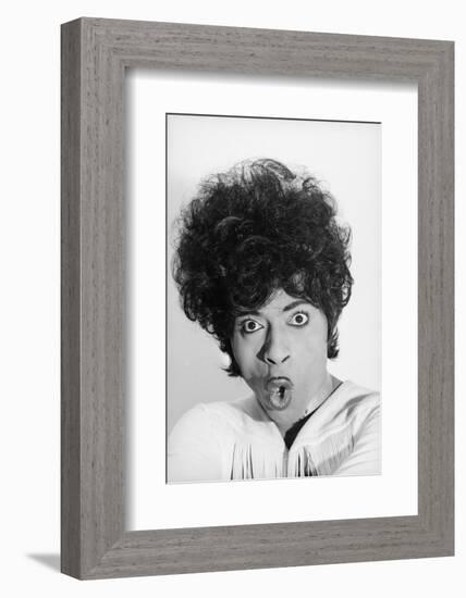 Singer and Musician Little Richard Posing in Mod Fringed Shirt, 1971-Ralph Morse-Framed Photographic Print