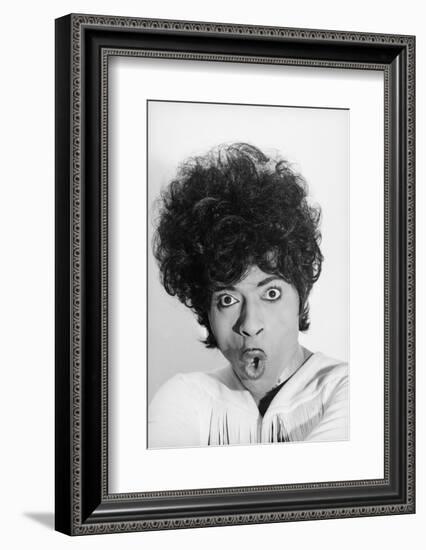 Singer and Musician Little Richard Posing in Mod Fringed Shirt, 1971-Ralph Morse-Framed Photographic Print