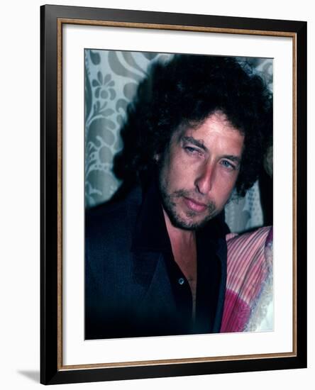 Singer and Songwriter Bob Dylan-David Mcgough-Framed Premium Photographic Print