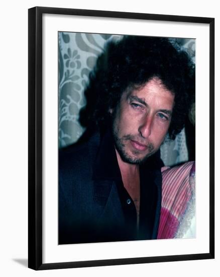 Singer and Songwriter Bob Dylan-David Mcgough-Framed Premium Photographic Print