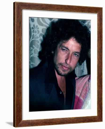 Singer and Songwriter Bob Dylan-David Mcgough-Framed Premium Photographic Print