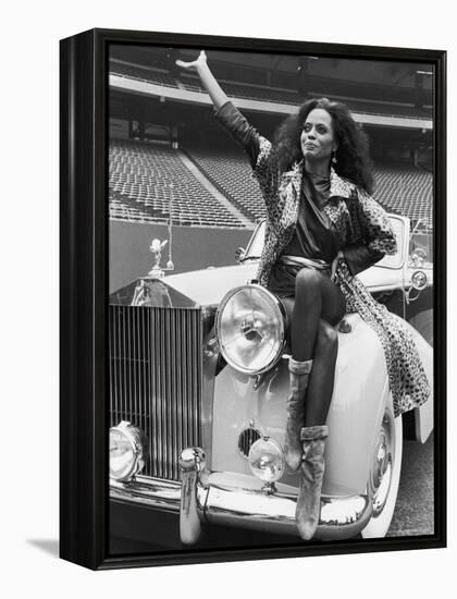 Singer Diana Ross-David Mcgough-Framed Premier Image Canvas