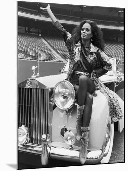 Singer Diana Ross-David Mcgough-Mounted Premium Photographic Print