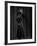 Singer Edith Piaf with Hands on Hips, Standing on Stage-Gjon Mili-Framed Premium Photographic Print