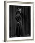 Singer Edith Piaf with Hands on Hips, Standing on Stage-Gjon Mili-Framed Premium Photographic Print
