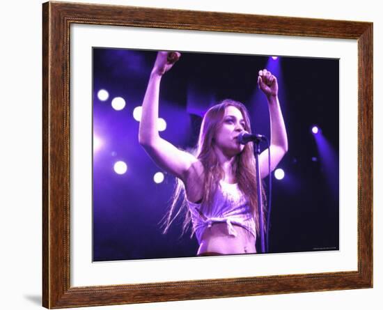 Singer Fiona Apple Performing-Dave Allocca-Framed Premium Photographic Print