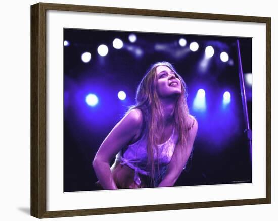 Singer Fiona Apple Performing-Dave Allocca-Framed Premium Photographic Print