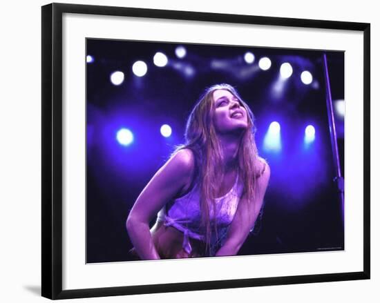 Singer Fiona Apple Performing-Dave Allocca-Framed Premium Photographic Print