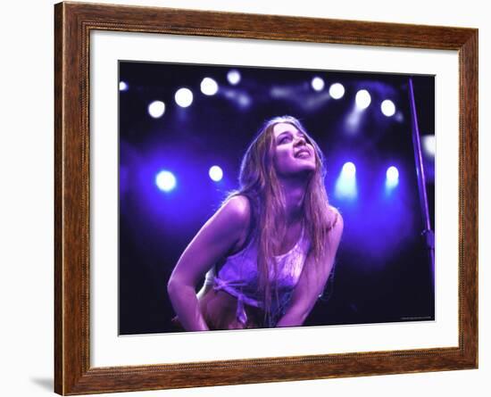 Singer Fiona Apple Performing-Dave Allocca-Framed Premium Photographic Print