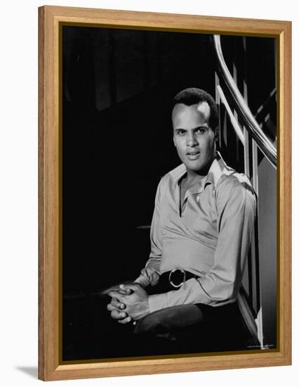 Singer Harry Belafonte-Allan Grant-Framed Premier Image Canvas