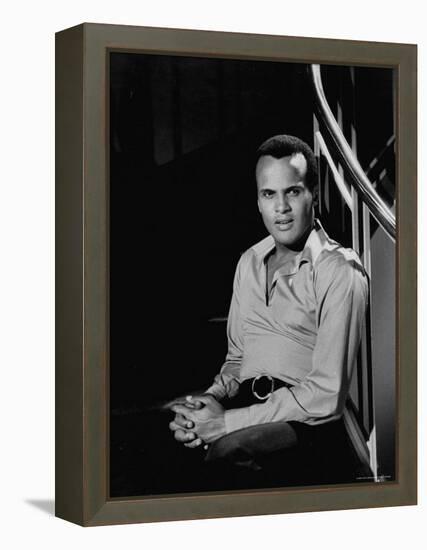 Singer Harry Belafonte-Allan Grant-Framed Premier Image Canvas