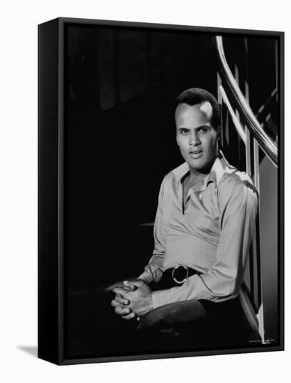 Singer Harry Belafonte-Allan Grant-Framed Premier Image Canvas