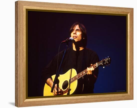 Singer Jackson Browne Performing-Dave Allocca-Framed Premier Image Canvas