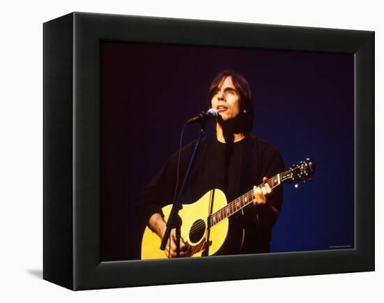 Singer Jackson Browne Performing-Dave Allocca-Framed Premier Image Canvas