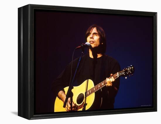 Singer Jackson Browne Performing-Dave Allocca-Framed Premier Image Canvas