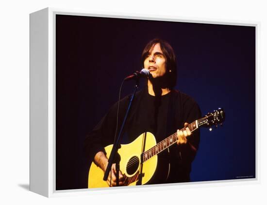 Singer Jackson Browne Performing-Dave Allocca-Framed Premier Image Canvas