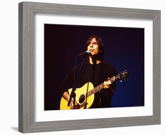 Singer Jackson Browne Performing-Dave Allocca-Framed Premium Photographic Print