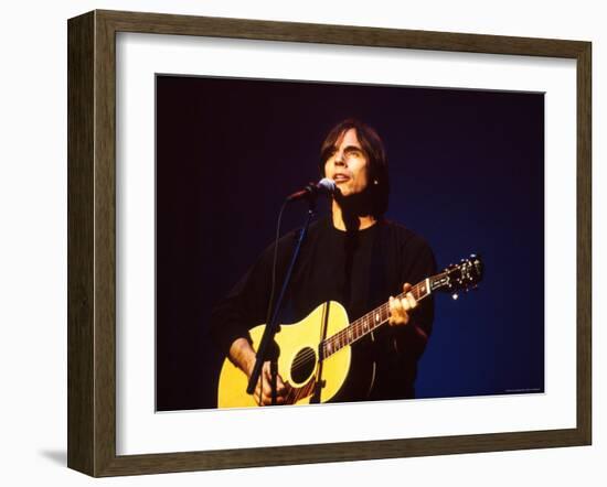 Singer Jackson Browne Performing-Dave Allocca-Framed Premium Photographic Print