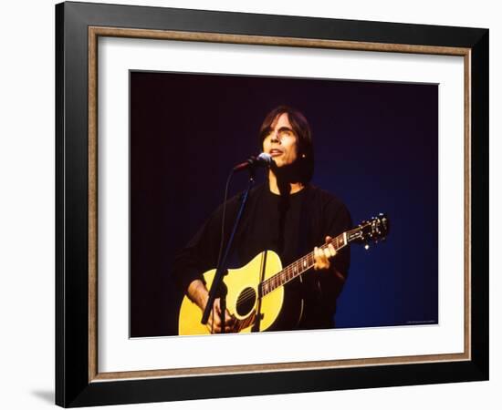 Singer Jackson Browne Performing-Dave Allocca-Framed Premium Photographic Print