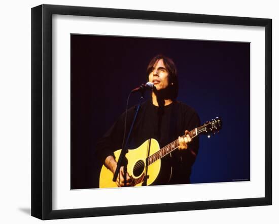 Singer Jackson Browne Performing-Dave Allocca-Framed Premium Photographic Print