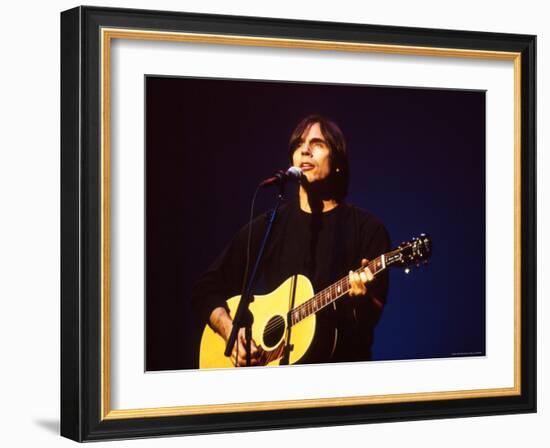 Singer Jackson Browne Performing-Dave Allocca-Framed Premium Photographic Print