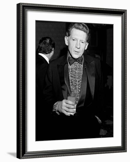 Singer Jerry Lee Lewis-David Mcgough-Framed Premium Photographic Print