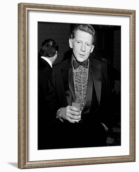 Singer Jerry Lee Lewis-David Mcgough-Framed Premium Photographic Print