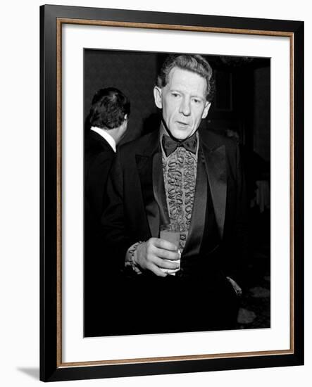 Singer Jerry Lee Lewis-David Mcgough-Framed Premium Photographic Print