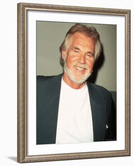 Singer Kenny Rogers-Marion Curtis-Framed Premium Photographic Print