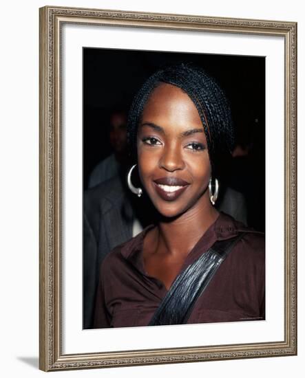 Singer Lauryn Hill-Dave Allocca-Framed Premium Photographic Print