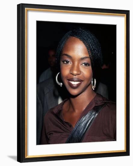 Singer Lauryn Hill-Dave Allocca-Framed Premium Photographic Print