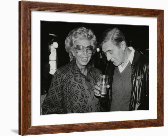 Singer Marian Montgomery and Drummer Jack Parnell, London, 1984-Denis Williams-Framed Photographic Print