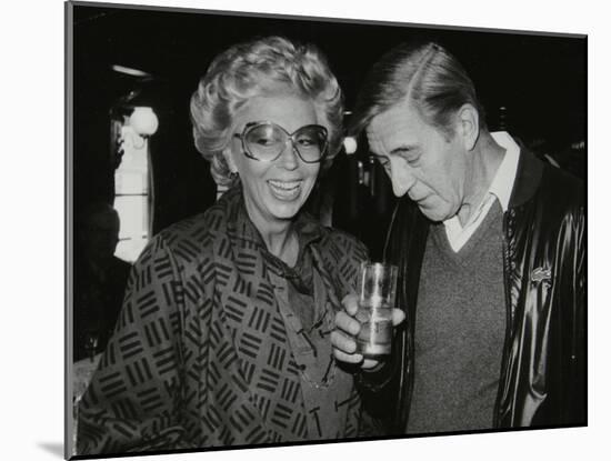 Singer Marian Montgomery and Drummer Jack Parnell, London, 1984-Denis Williams-Mounted Photographic Print