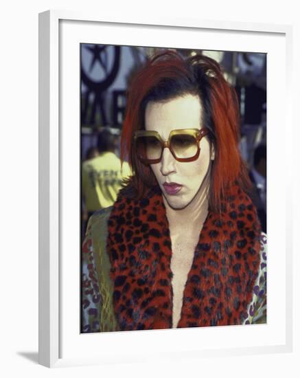 Singer Marilyn Manson at Mtv Video Music Awards-Mirek Towski-Framed Premium Photographic Print