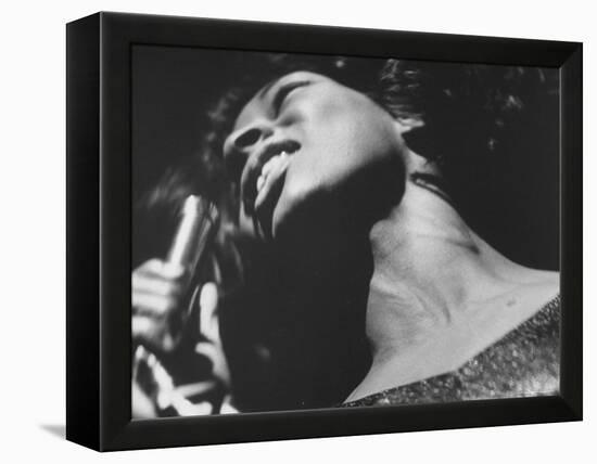 Singer Martha Reeves of Music Group Martha and the Vandellas-John Loengard-Framed Premier Image Canvas