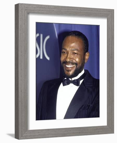 Singer Marvin Gaye-David Mcgough-Framed Premium Photographic Print