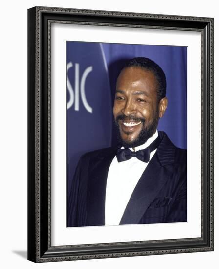 Singer Marvin Gaye-David Mcgough-Framed Premium Photographic Print